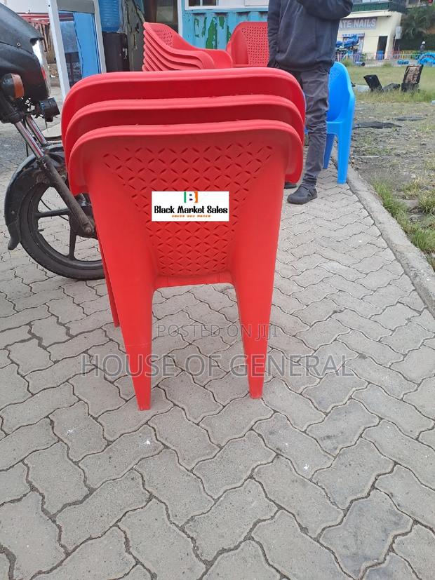 Red Easy Skyplast Plastic Chair - thumbnail 3