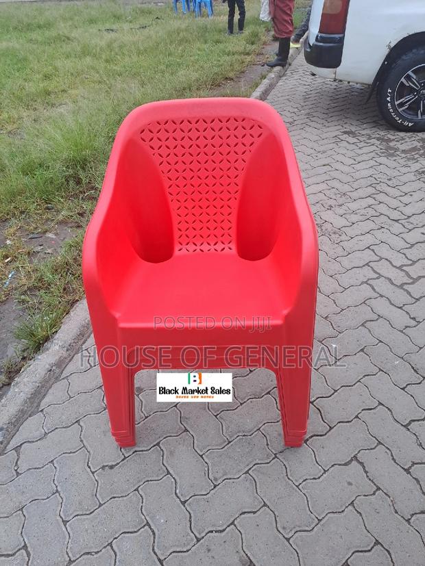 Red Easy Skyplast Plastic Chair Strong and Comfortable