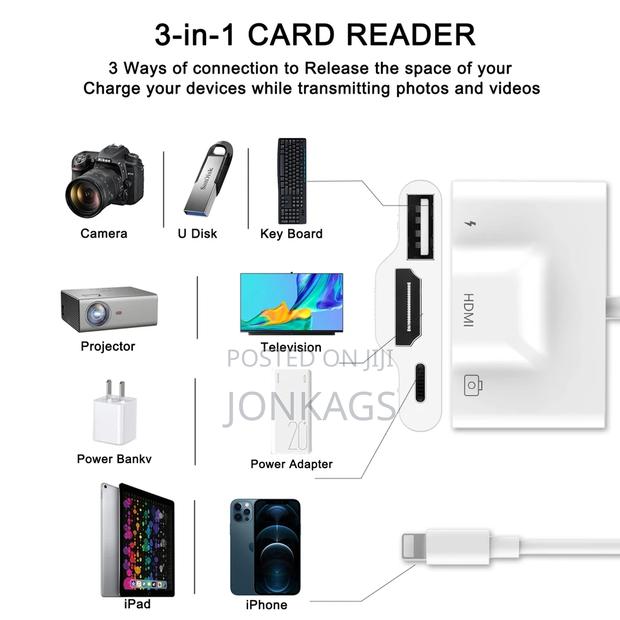 Apple Lighting to HDMI+USB+ Lighting Charging - thumbnail 10