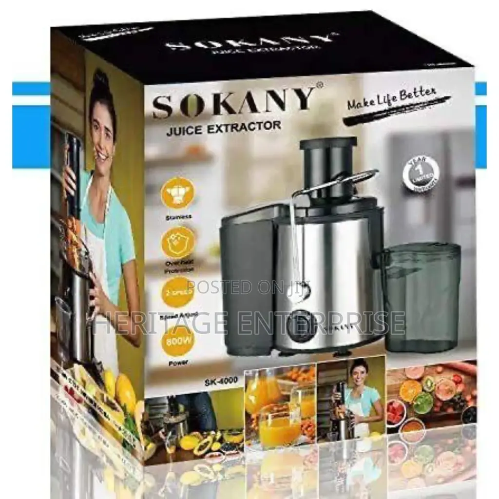 Juice Extractor Sokany Juicer.