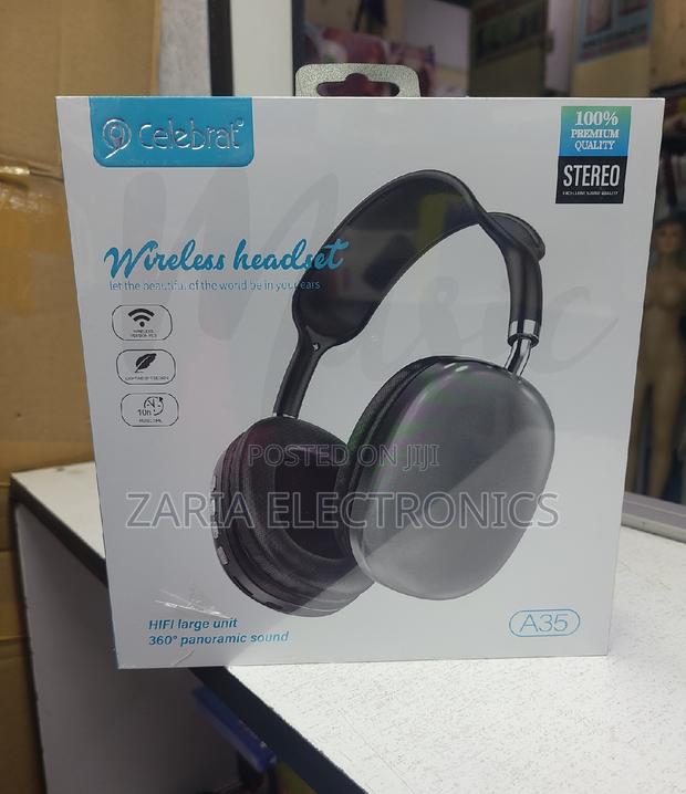 Celebtrat A35 Bluetooth Wireless Headphones - thumbnail 2