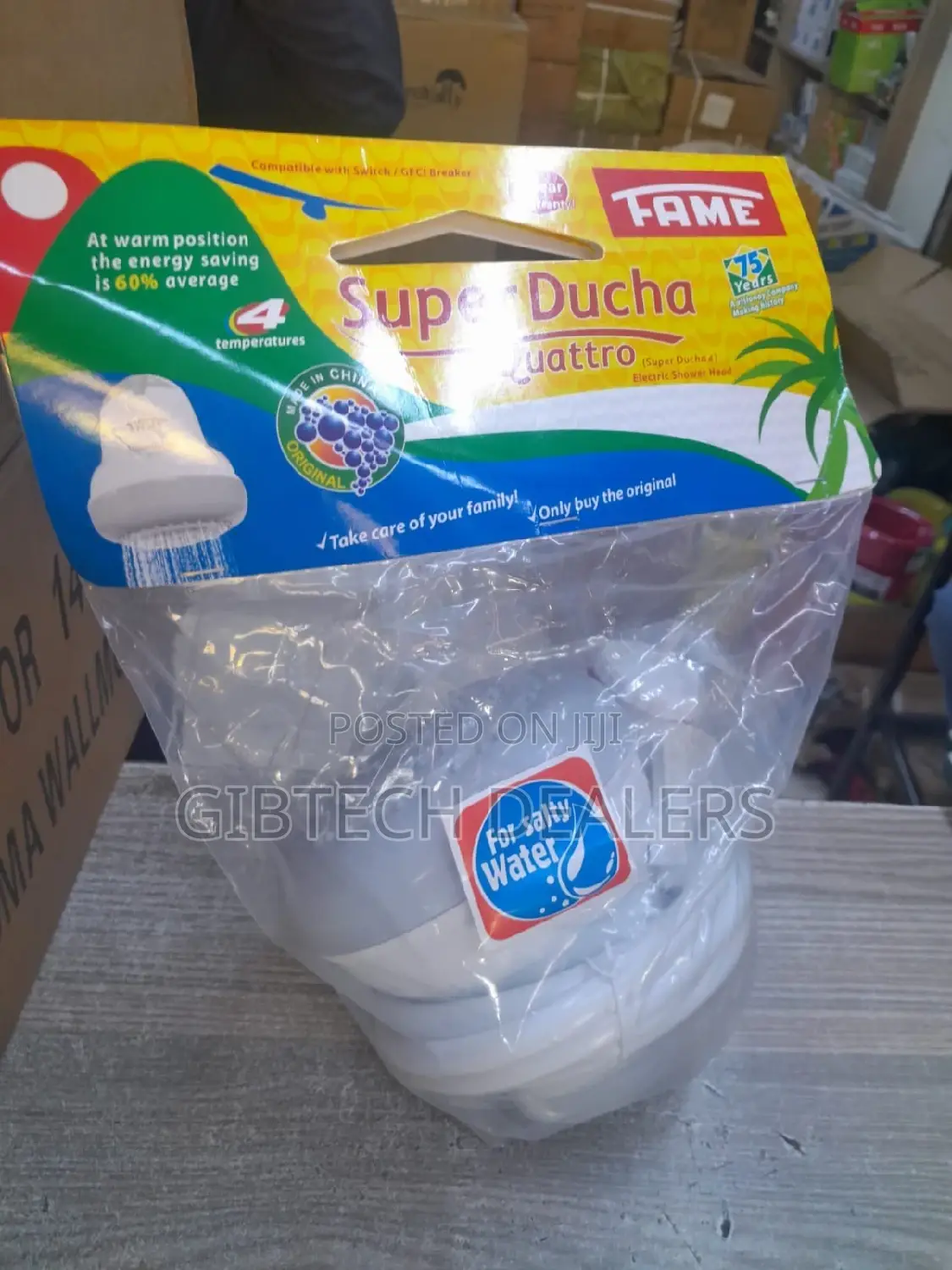 Quality Fame Super Ducha Instant Shower Salty Water