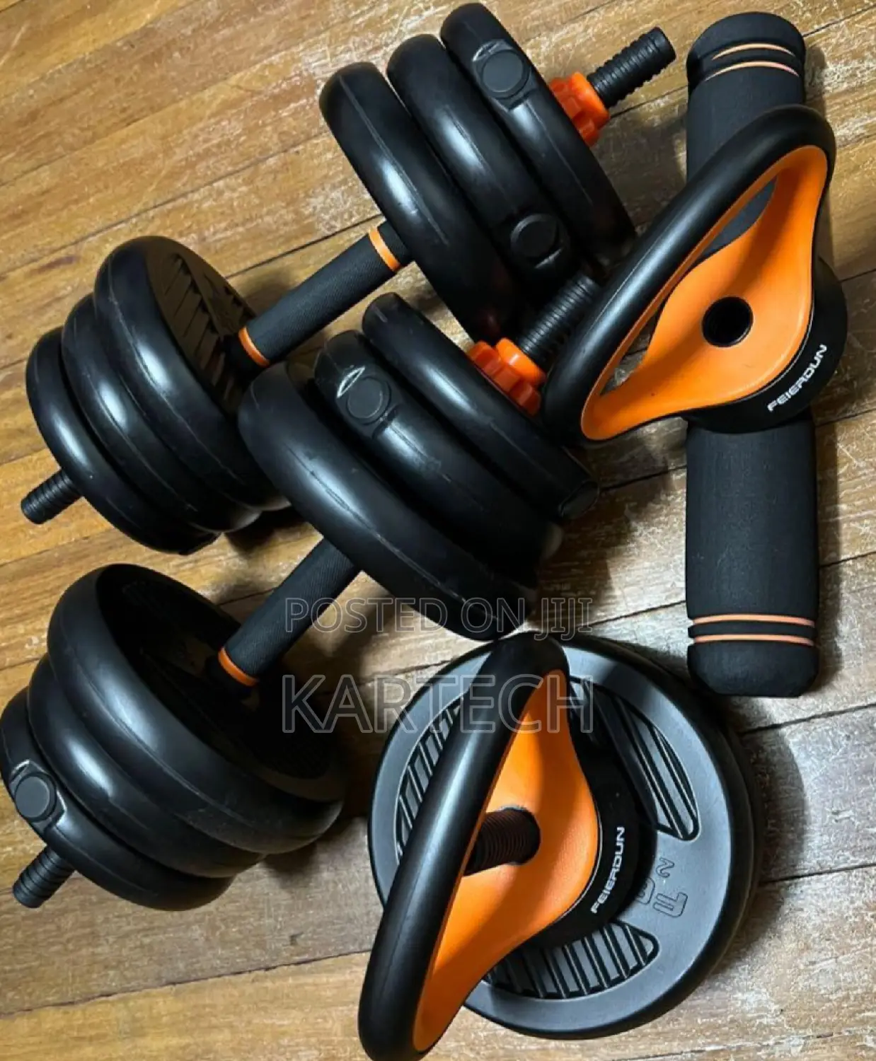 50kg Adjustable Kettlebell Dumbbell Set