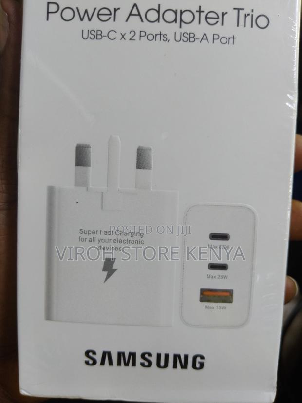 65 Watts Samsung PD Adapter Trio Fast Charger Adapter