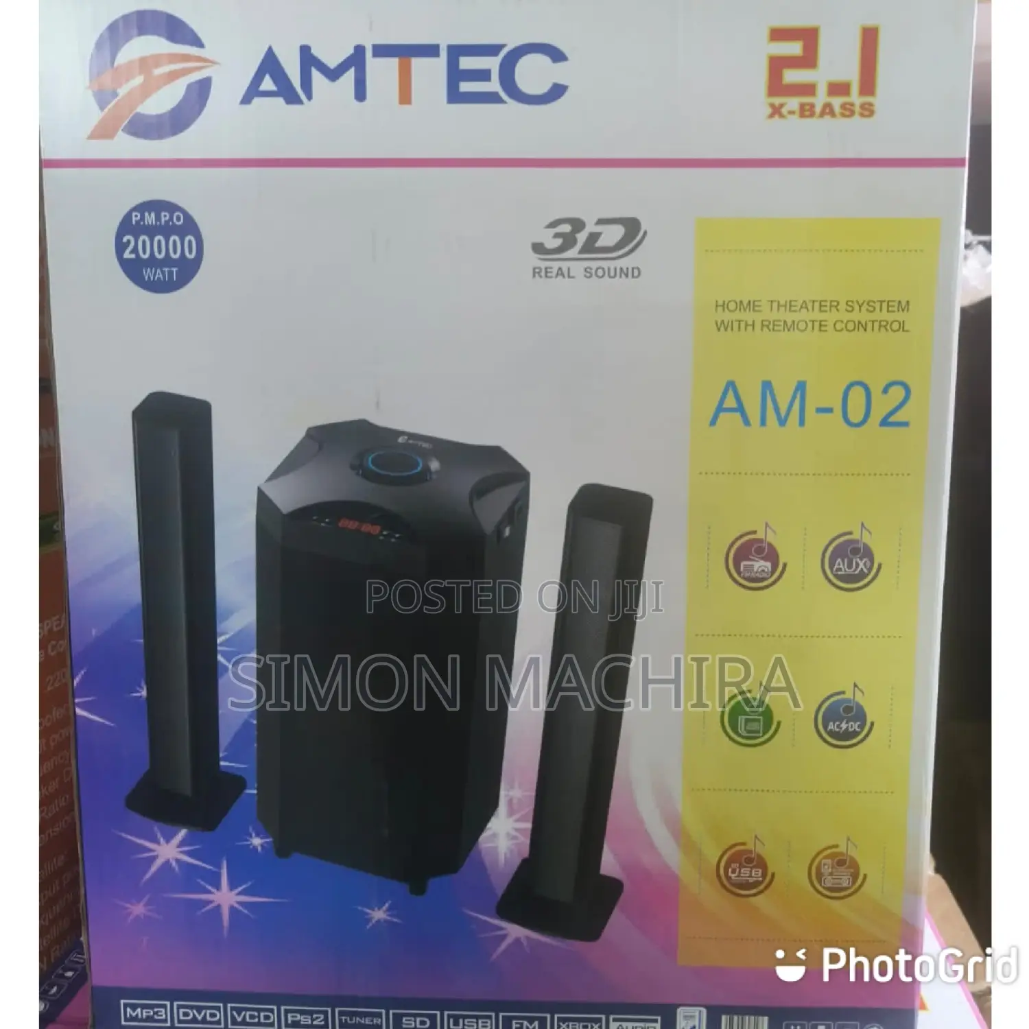 Amtec AM-02 2.1CH Multimedia Speaker