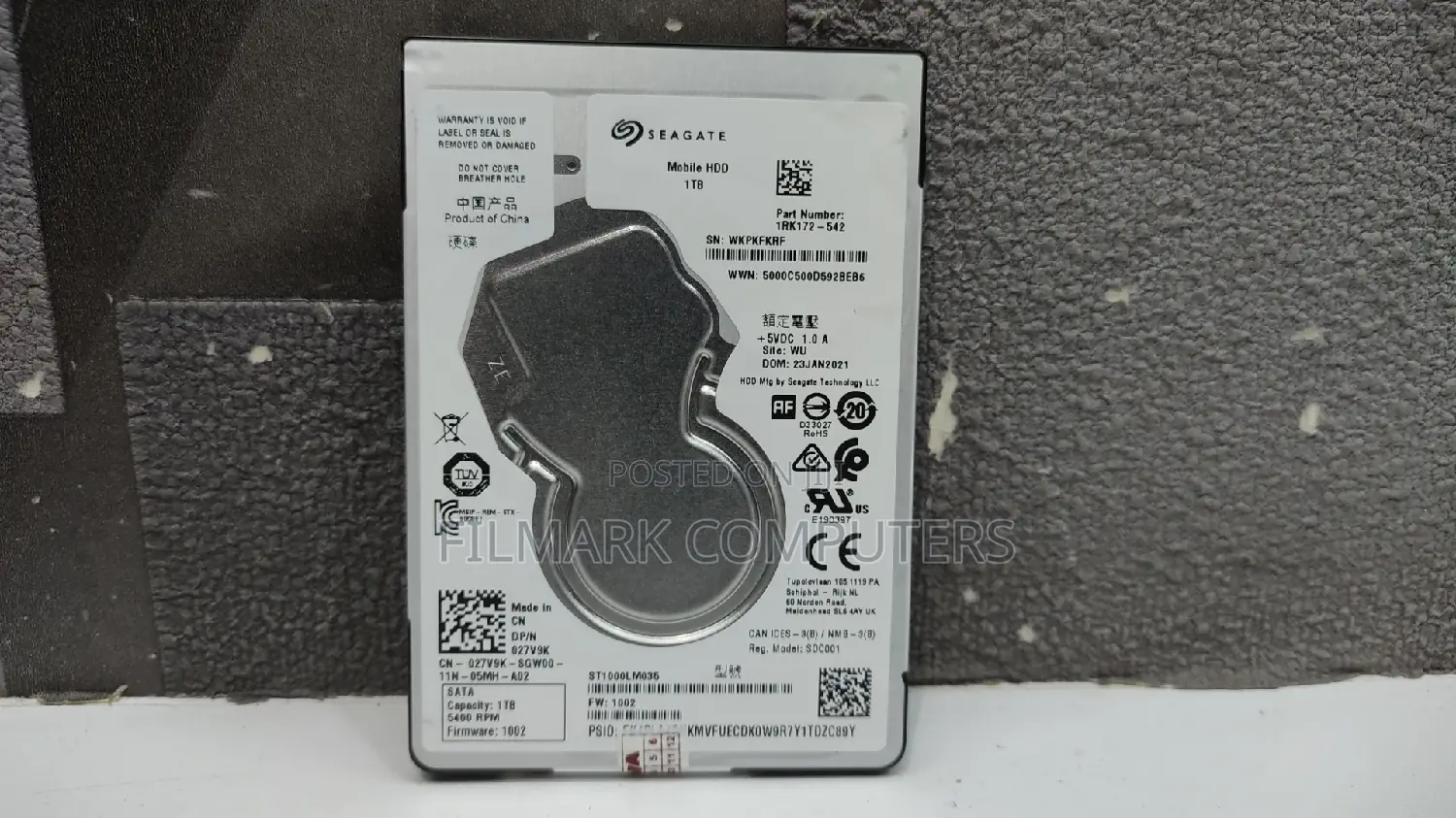 1tb Seagate Internal Slim