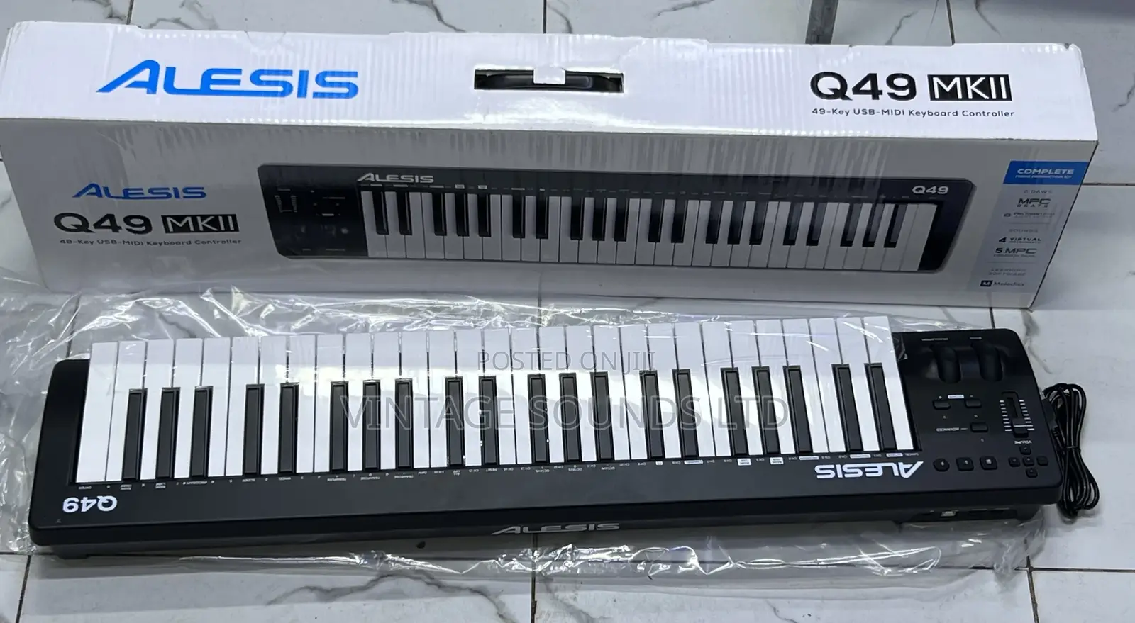 ALESIS Q49 MKII 49 Keyboard Counterweight Keyboard