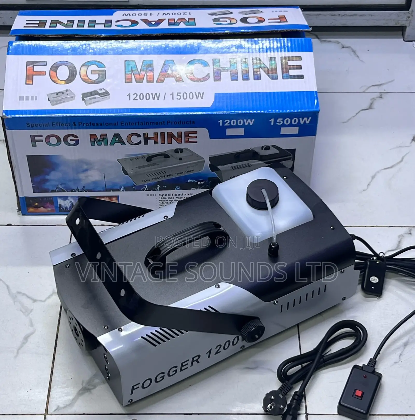 Fog /Smoke Machine 1500 Watt With 2 Sets of Controllers