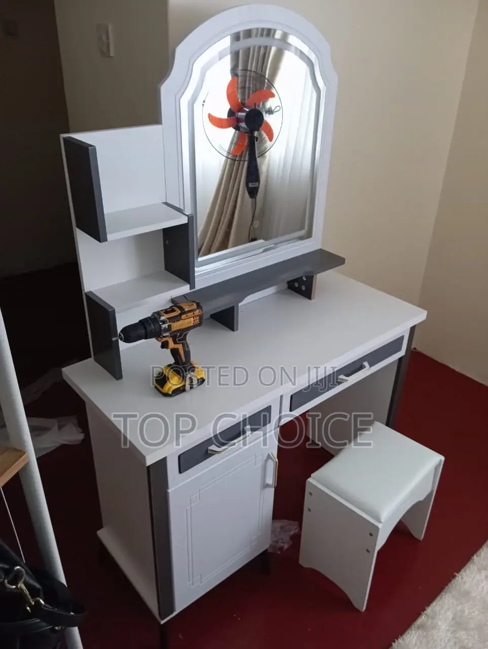 Makeup Table and Mirror