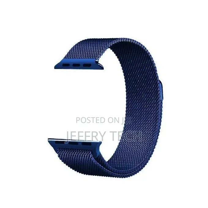 Magnetic Stainless Strap for Apple Watch Series 7 45mm Blue