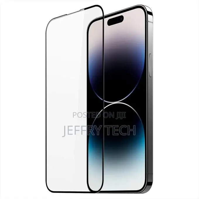 iPhone 15 Pro Premium Tempered Glass Screen Protector Full G
