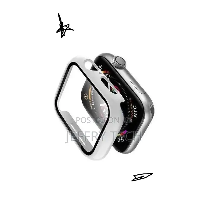Cover With Screen Protector for Apple Watch - 40mm - White