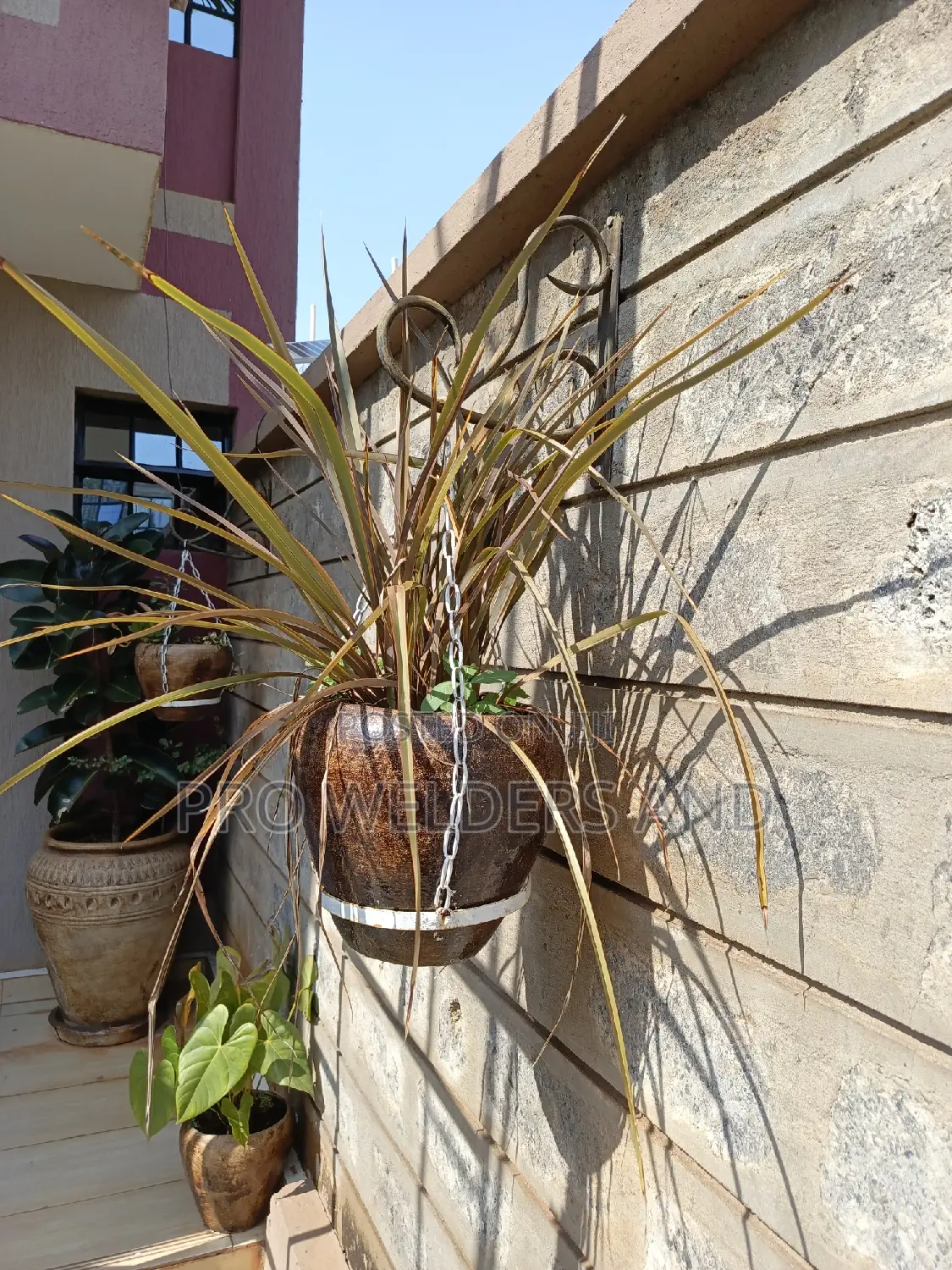 Wall Mounted Flower Vase Holder