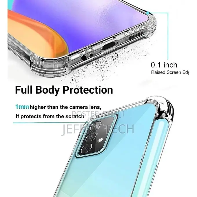 Back Defender Anti Shock Case for Samsung Galaxy A53 - Clear