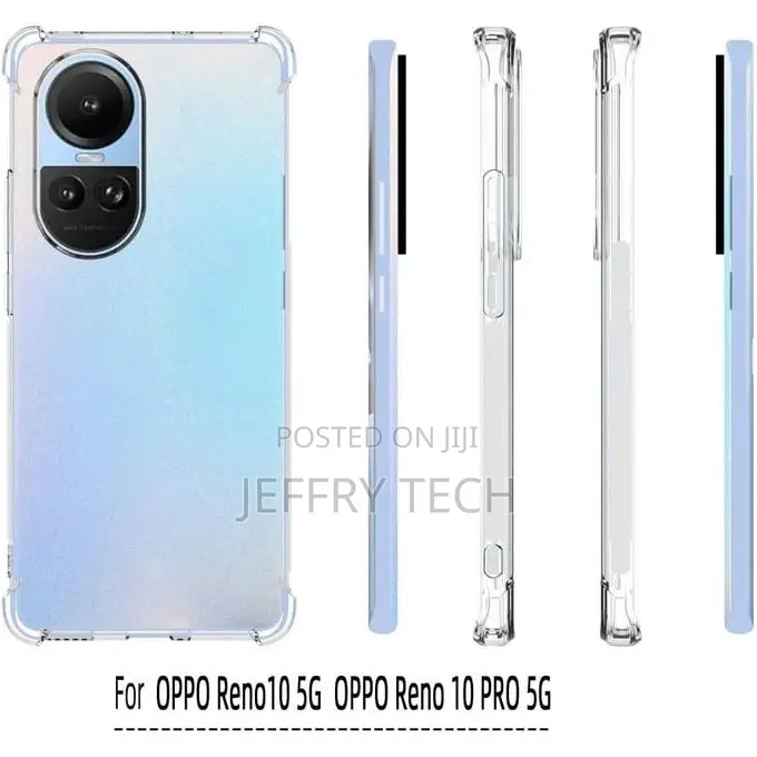 Back Defender Anti Shock Case for Oppo Reno10 5G - Clear