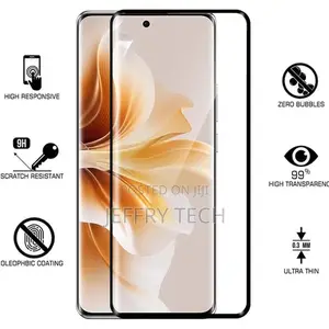 Oppo Reno 11pro Plus 5G - Black Edges Screen Protector HD T