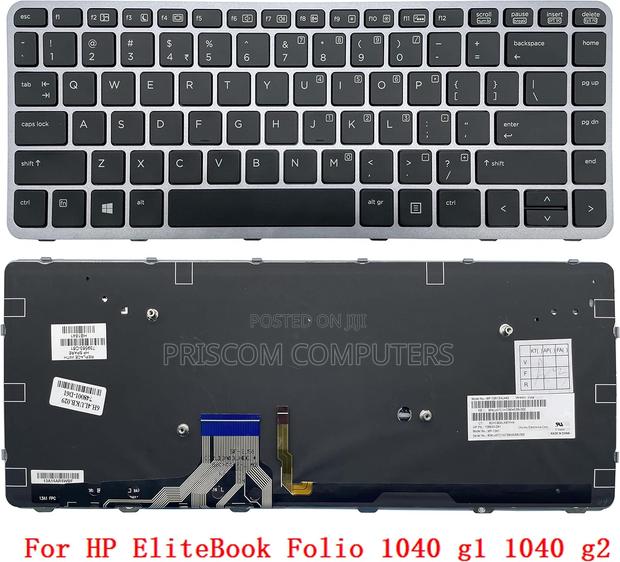 Laptop Keyboard for HP Elitebook Folio 1040 G1 1040 G2 - main view