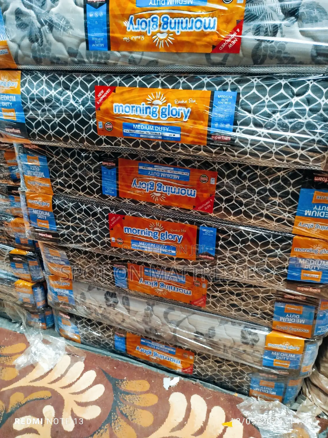 4by6 8inch MD Mattresses + Free Delivery.