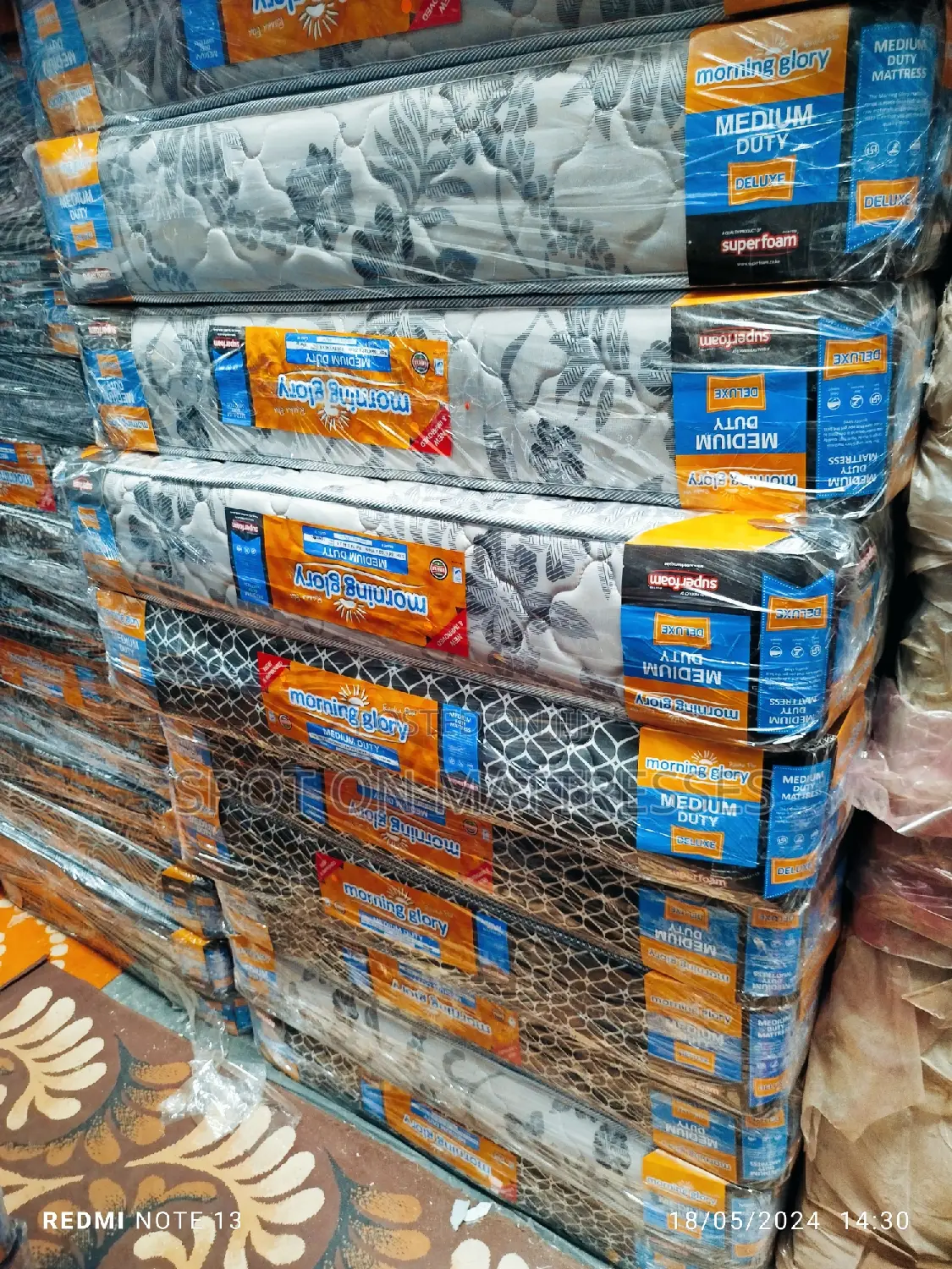 4by6 8inch MDQ Mattresses + Free Delivery.