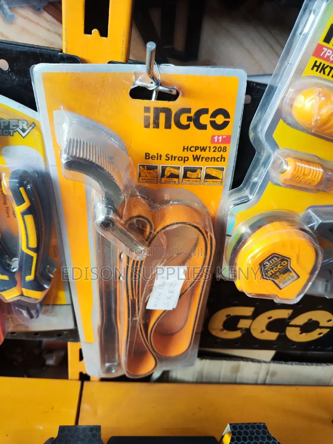 Belt Strap Wrench 11" Ingco Oil Filter Wrench Puller Strap