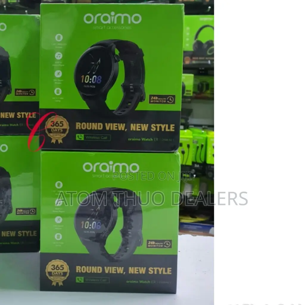 Round Oraimo Smart Watch ER OSW-42 BT Call 1.43"Amoledscreen