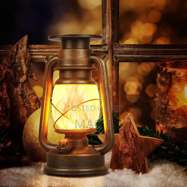 Solar Deco Lantern Lamp Rechargeable Battery Powered - main view