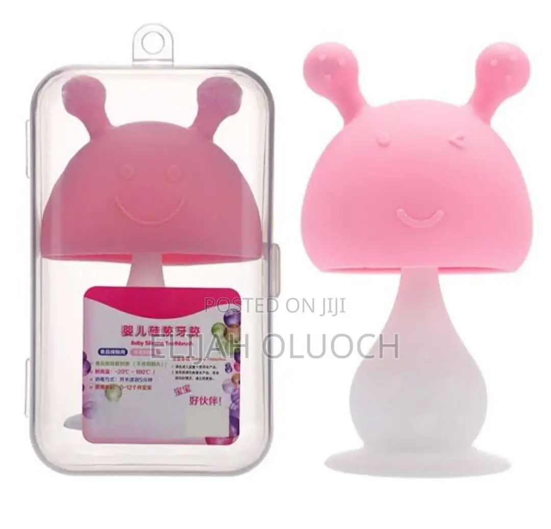 Silicone Cartoon Teether Rattle