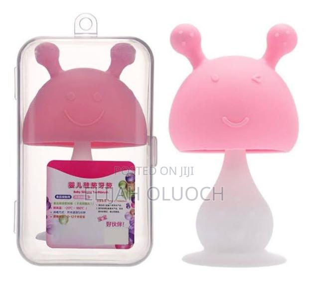 Silicone Cartoon Teether Rattle