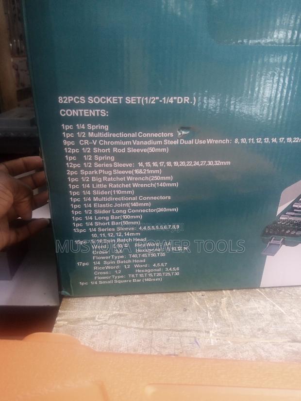 82pc Piece Tool Box Ratchet Box Tool Set - main view