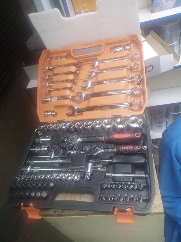 82pc Piece Tool Box Ratchet Box Tool Set - thumbnail 3