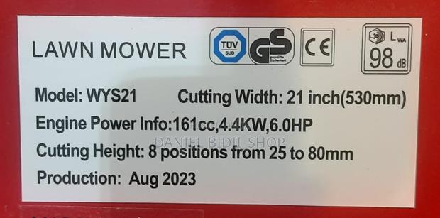 WYS21 Briggs and Stratton 21 Inches 6hp Self Propelled 161cc - thumbnail 2