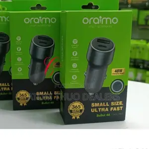OCC-73D Oraimo Bullet 48W Ultra Fast Car Chargers.