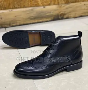 Official Leather Clarks Boots for Men