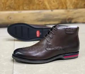 Official Leather Clarks Boots for Men