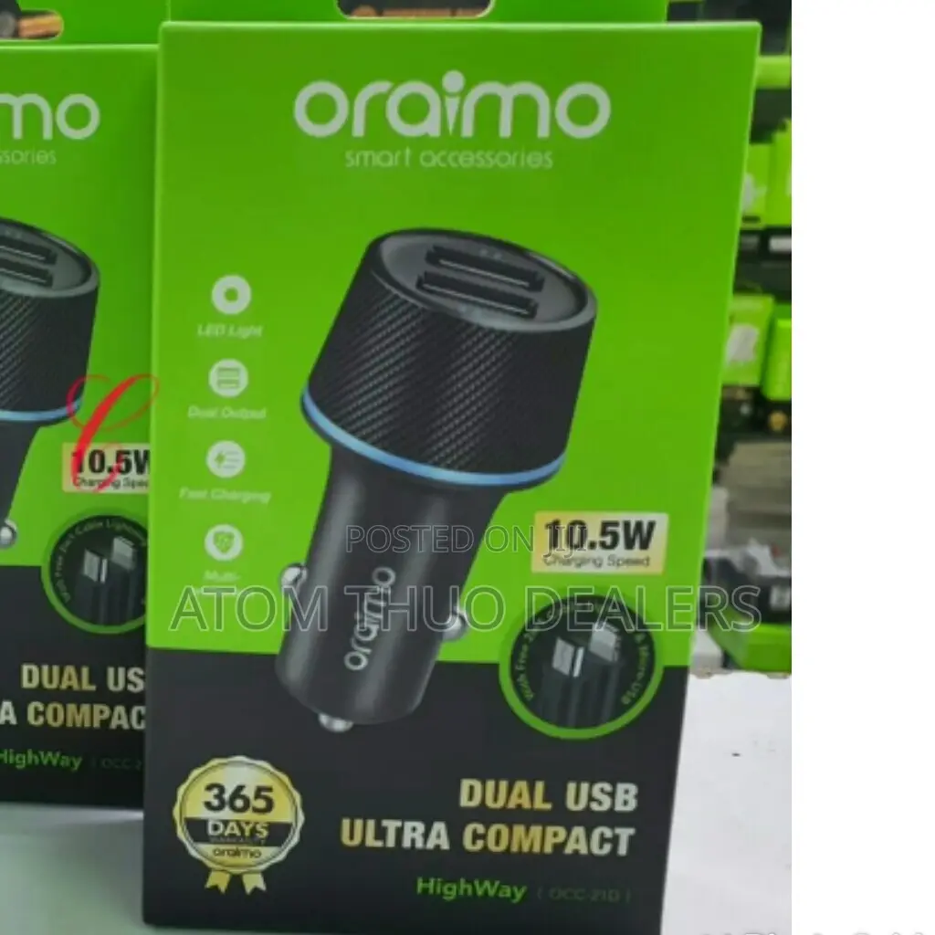 OCC-21DML Oraimo Highway Car Chargers 
