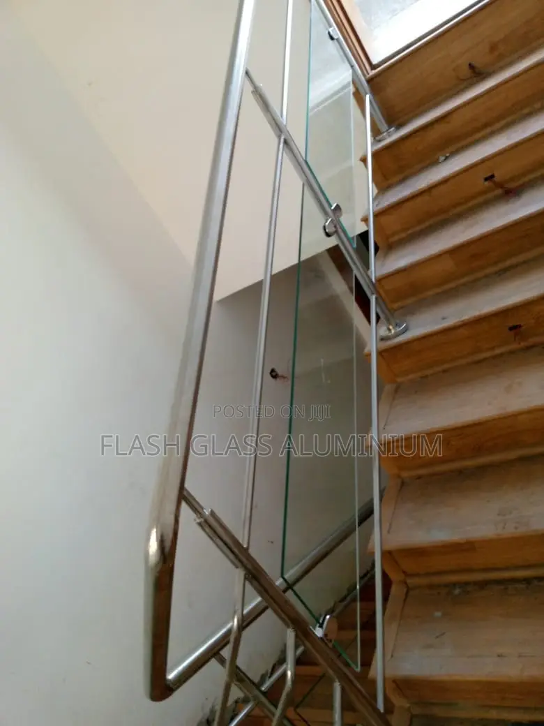 Custom Handrails in Stainless Steel
With Glass