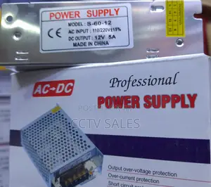 Universal CCTV Power Supply Box 12V 5A Amperes