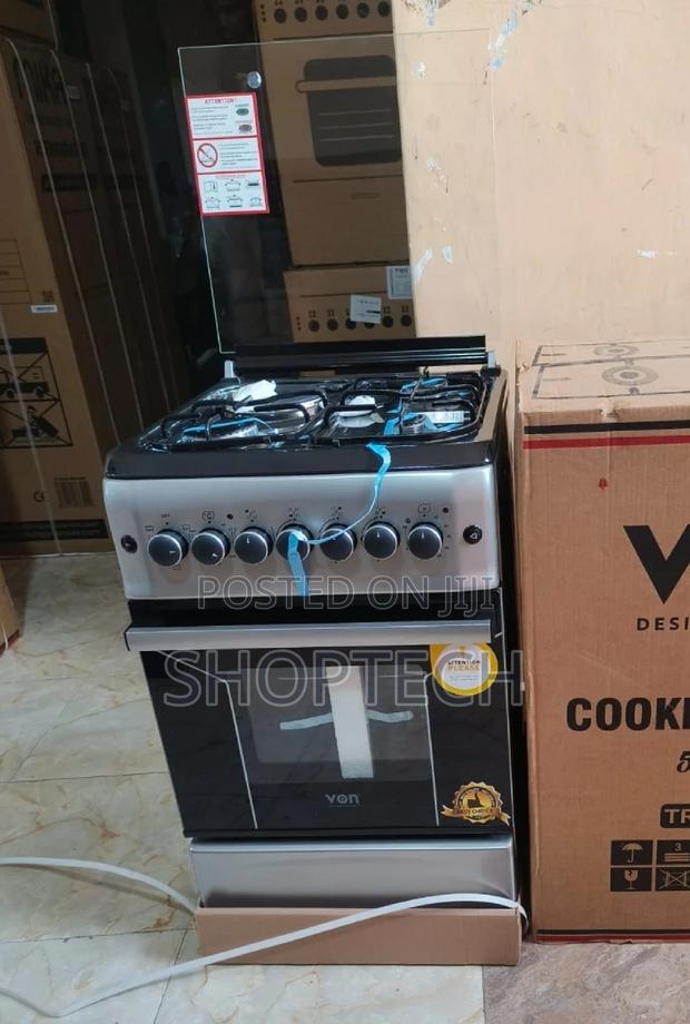 Von Hotpoint 50 by 60, 3G+1E Standing Cooker.