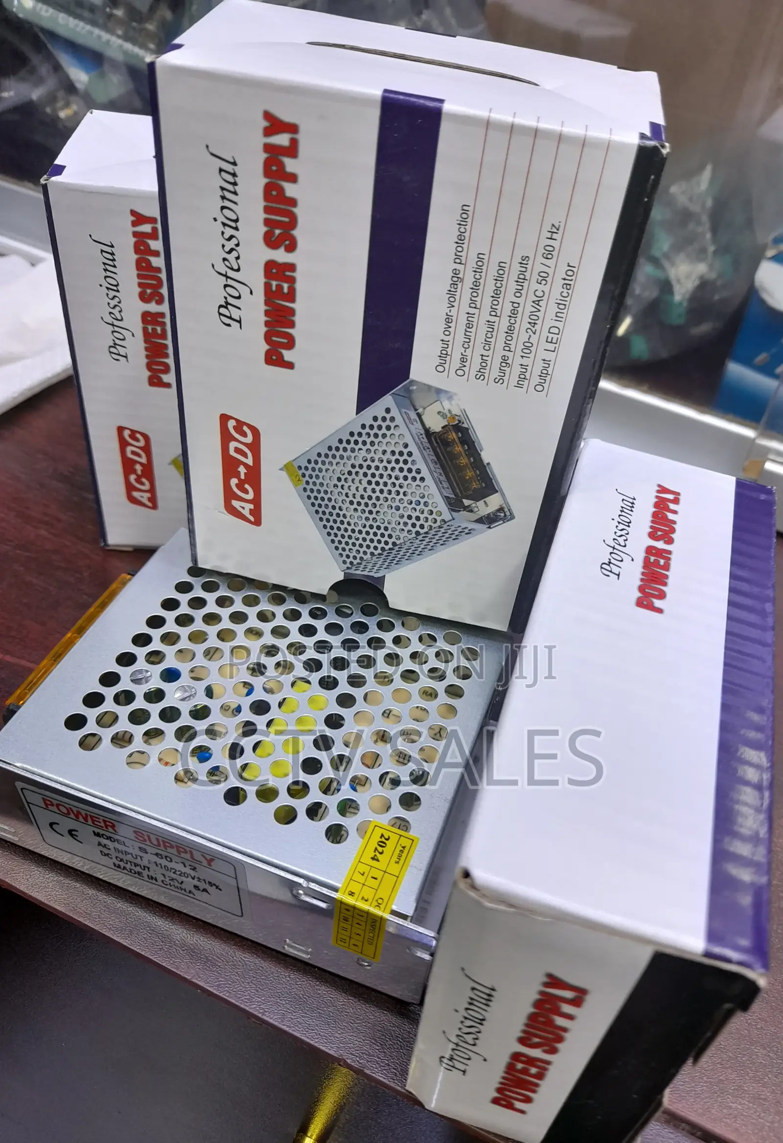 12V 5A Amperes CCTV Power Supply Box