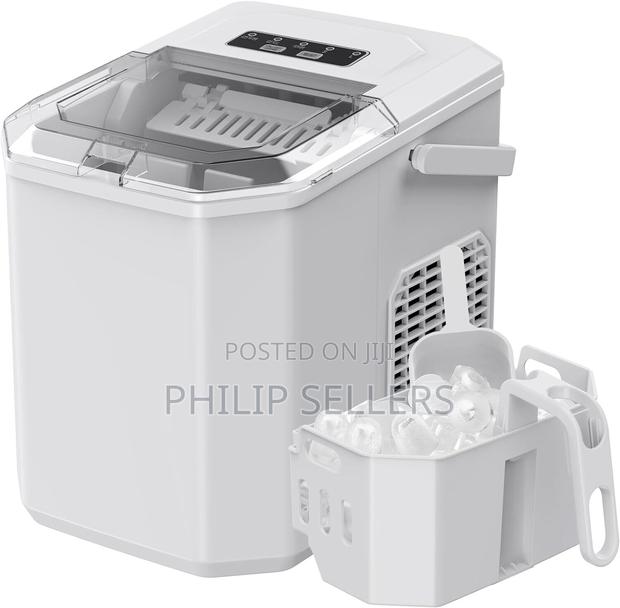 Portable Ice Maker Countertop Ice Machine With Ice Scoop And - main view