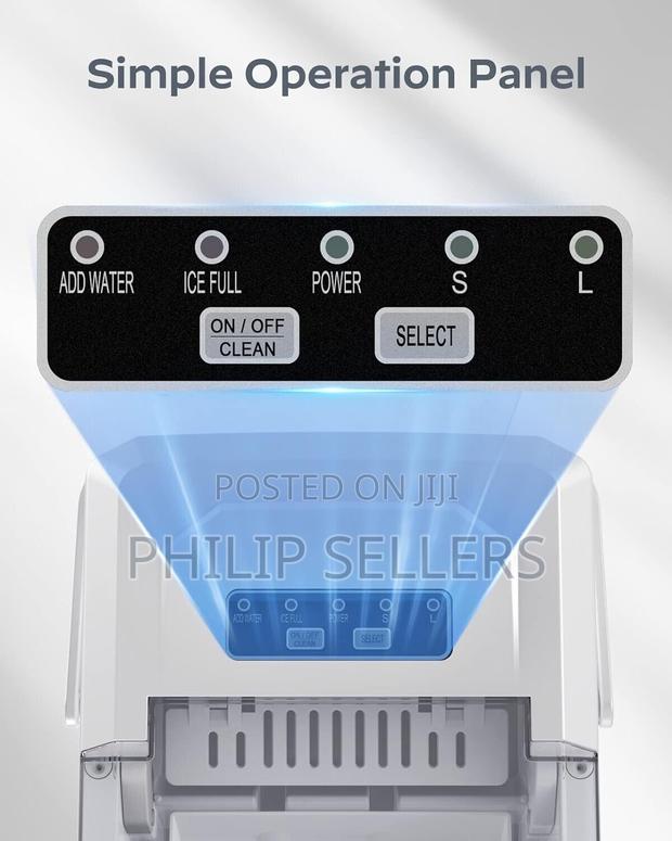 Portable Ice Maker Countertop Ice Machine With Ice Scoop And - thumbnail 2