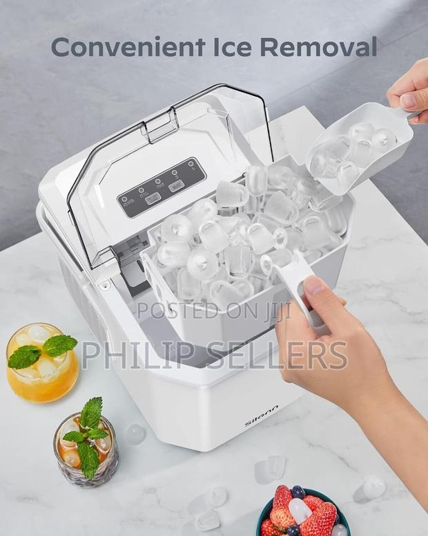 Portable Ice Maker Countertop Ice Machine With Ice Scoop And - thumbnail 4