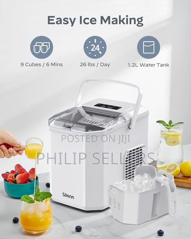 Portable Ice Maker Countertop Ice Machine With Ice Scoop And - thumbnail 5
