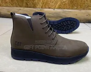 CAT Leather Boots for Men