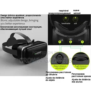 VR Virtual Reality Glasses 3D Goggles Headset Helmet
