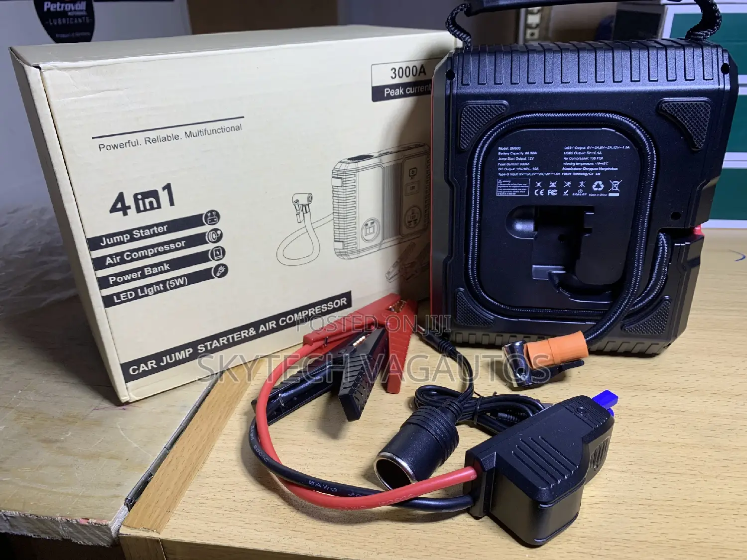 Car Jumper Starter and Compressor