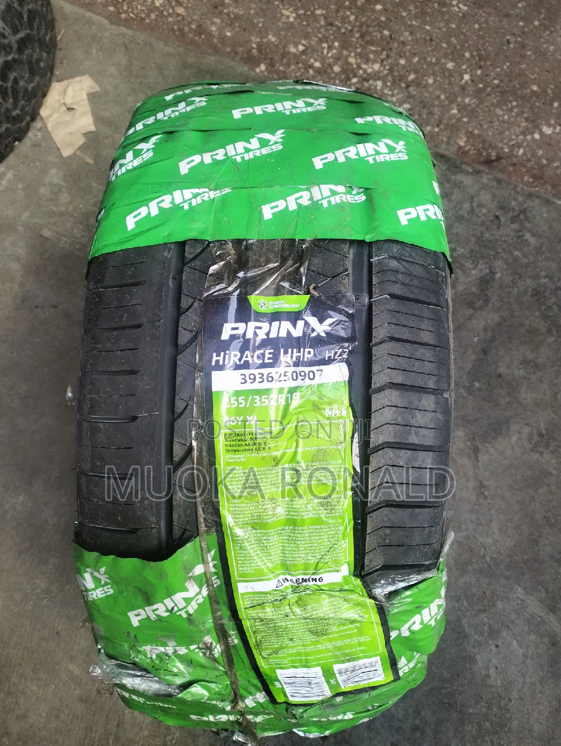255/35r19 Prinx Tyre Made in Thailand