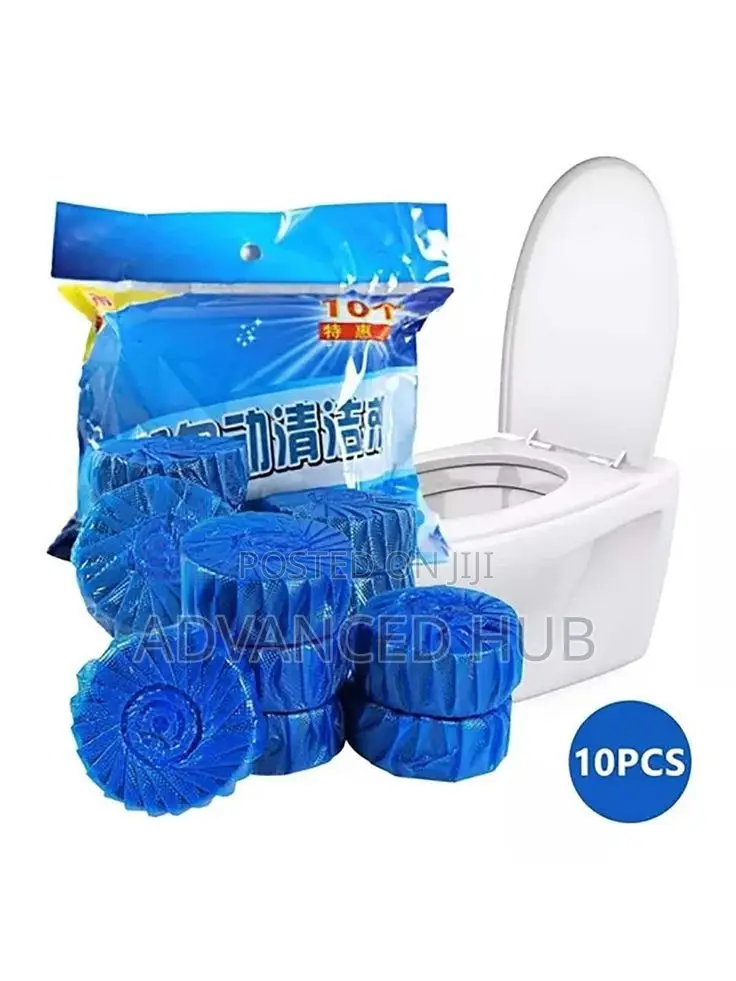 10pc Blue Bubble Toilet Cleaner