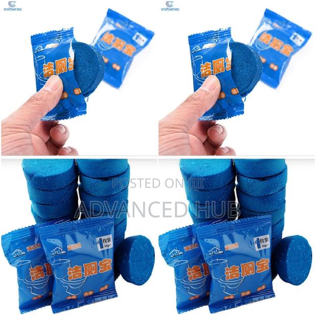 10pc Blue Bubble Toilet Cleaner