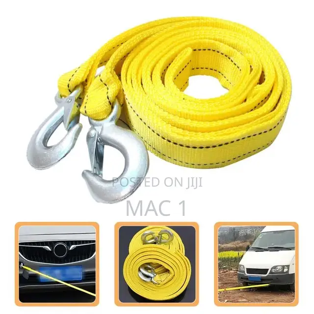 Lockable Towing Ropes Relieves Towing Tension Whilst Pulling